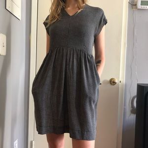 Steven Alan black and white silk dress